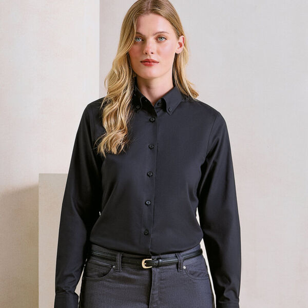 Women’s ‘Supreme’ Oxford long sleeve shirt Thumbnail