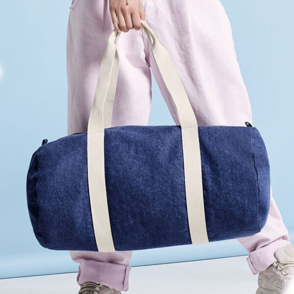 Denim barrel bag Thumbnail